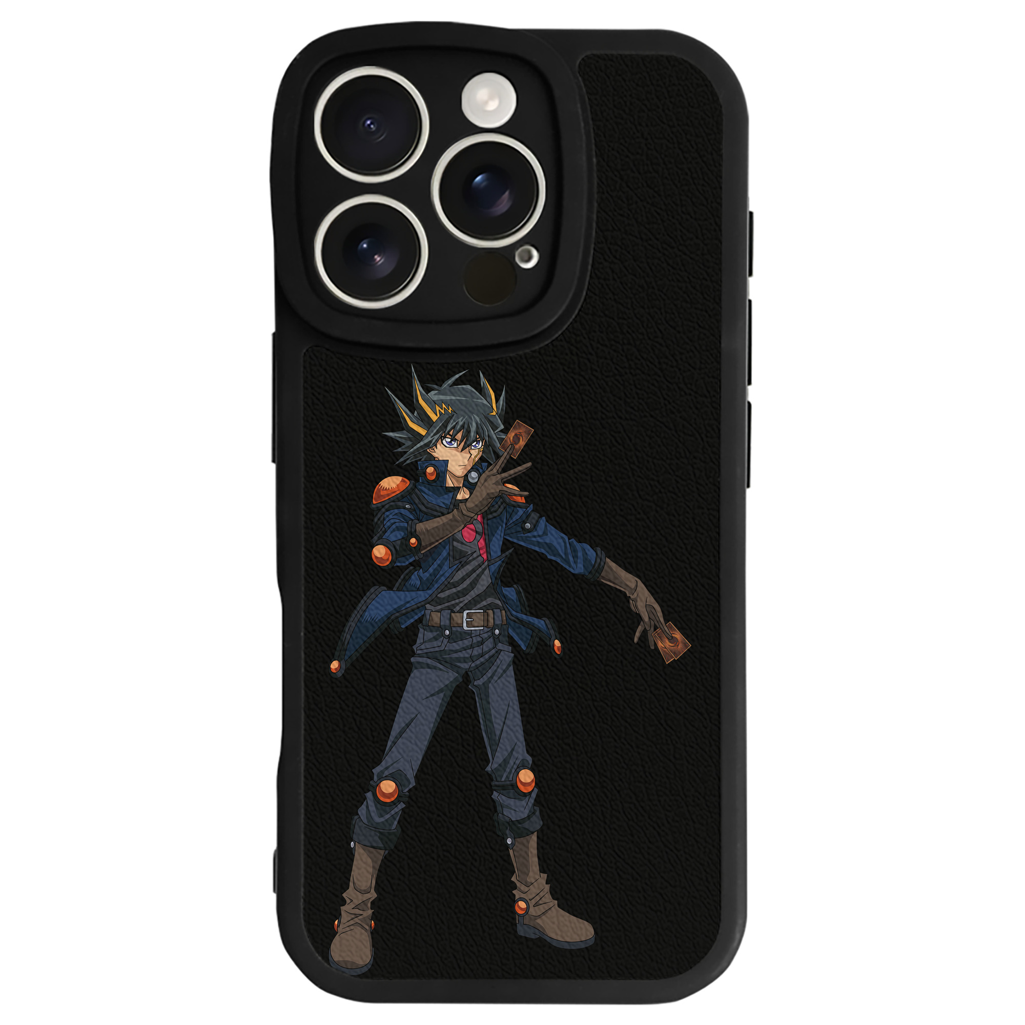遊☆戯☆王 Yu-Gi-Oh! 【iPhone 16シリーズ対応】シリコンスマホケース（レザー調） 材質：シリコン